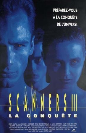 Affiche du film Scanners III (Christian Duguay - Coll. Cinémathèque Québécoise)