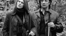 Hélène Florent et Roebrt Lepage dans le film Dans les villes (réal. C. Martin, 2006 - TVA Films)